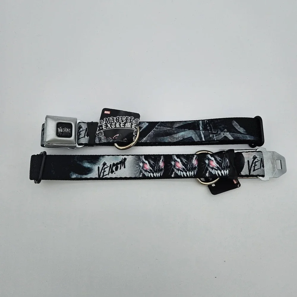 Buckle Down Marvel Venom Car Seat Belt Buckle Dog‎ Collar